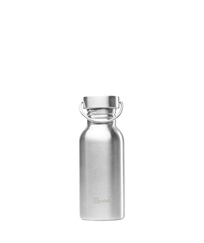 QWETCH - Gourde Simple Paroi 500ml INOX Single Wall Bottle - Ultraleichte Nomadenflasche - Wasserdicht, BPA-frei & wiederverwendbar - Nicht-isotherme Trinkflasche von QWETCH