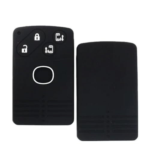 QWLEYCHN 4-Tasten-Silikon-Fernbedienungskarten-Schlüsselhülle, für Mazda 2 3 5 Premacy für Miata 6 8 RX8 MX5 M8 CX-7 CX-9 Verisa MPV Case Schlüsselanhängerschutz von QWLEYCHN