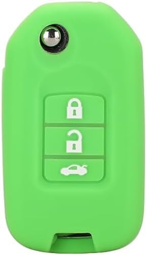 QWLEYCHN Flip Remote Autoschlüsselabdeckung Silikonhülle, für Accord Civic CR-V Crosstour 2012–2017, ohne Logo, 3 Tasten von QWLEYCHN