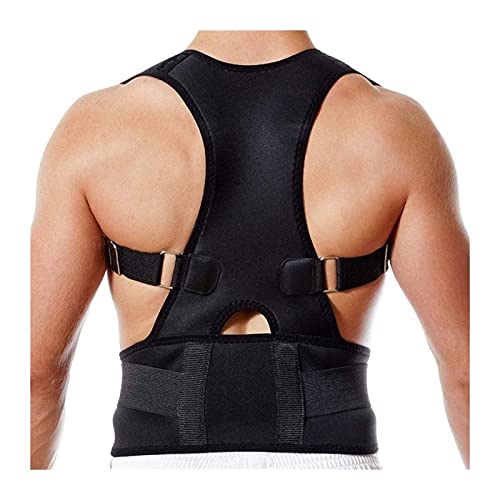 QZDCFC Haltungskorrektur mit Verstellbarer Rückenstütze für Männer und Frauen, Rückenstütze, Lendenwirbelstütze für chronische Schmerzen, Nerven und Hernien (3XL) charitable von QZDCFC