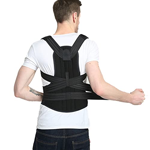 QZDCFC Rückenbandage, Haltungskorrektur, Verstellbarer Taillenstützgürtel, atmungsaktive Haltungsunterstützung, verbessert die Rückenunterstützung für Männer und Frauen, Teenager (3XL) charitable von QZDCFC