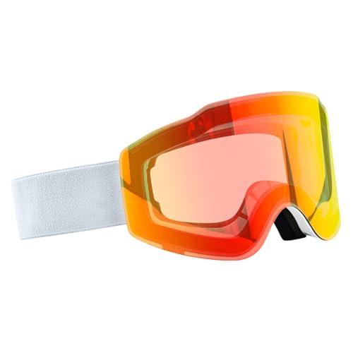 Qaonsciug Anti-Beschlag-Skibrille für Damen und Herren, Skibrille, Snowboardbrille, Doppelglas, mit UV-Schutz, Versiegelungsschaum von Qaonsciug