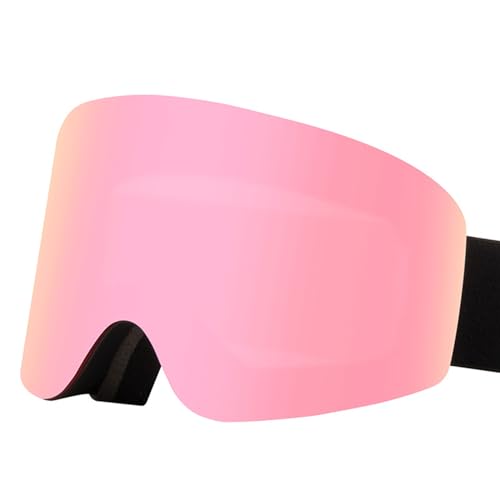 Qaonsciug Doppelschichtige Skibrille, Snowboardbrille, UV-Schutz, Anti-Beschlag-Schneebrille für Outdoor-Sport, Skibrille, UV-Schutz, Snowboardbrille, doppellagige Schneebrille von Qaonsciug