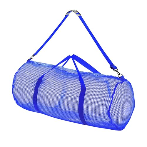 Qaonsciug Mesh Duffels Dive Bag Scubas Bag Diving Equipment Foldable Diving Bag with Heavy Duty Mesh Bag for Diving Sports Towel and Clothes Holder von Qaonsciug