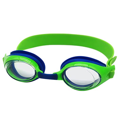 Qaonsciug Schwimmbrille für Kinder, für Jungen und Mädchen, mit Anti-Beschlag-UV-Schutz, klare Gläser, für 3–16 Jahre alte Kinder, Schwimmbrille von Qaonsciug