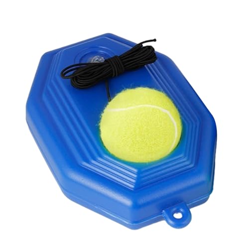 Qaonsciug Tennistrainer mit Saitenball, einzelnes Tennis-Übungsgerät, tragbares Trainingsgerät für Anfänger, Sportübungen, tragbarer Tennistrainer von Qaonsciug