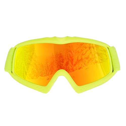 Snowboardbrille, UV-Schutz, beschlagfrei, große Sicht, Schneebrille für Kinder, Teenager, Jungen, Mädchen, Kinder, Snowboardbrille, Teenager, große Sicht, UV-Schutz, Schneebrille von Qaonsciug