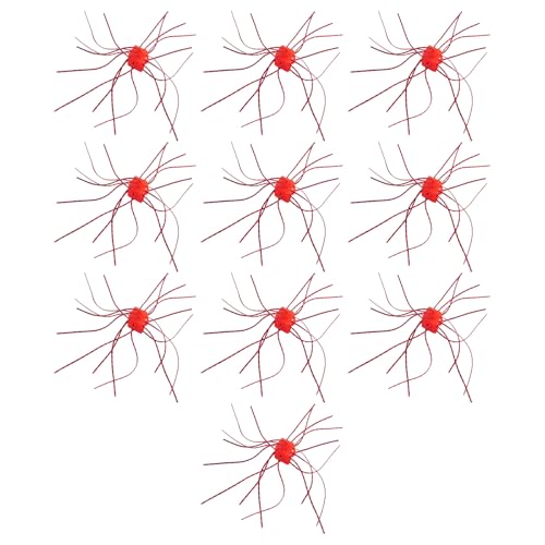 10 Stück Muttern in Angelform Lure helle Farbe langsam sinkend weich Kunstköder flexibel Köder Würfel Angelköder in Form von Qcbuegof
