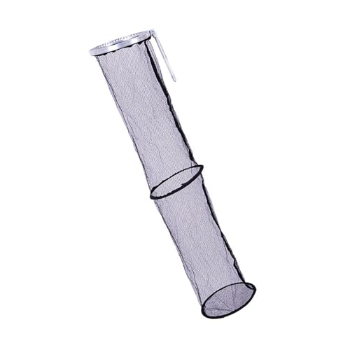 Schnelltrocknender tragbarer Eimer Angelkorb Net Baits Lagerkäfig Faltbares Fischernetz zur Aufbewahrung von Minnows tragbar von Qcbuegof