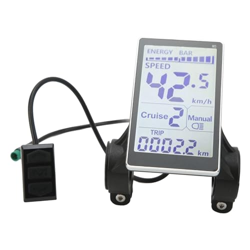 Instrumentierung, Roller-LCD-Display 24 V 36 V 48 V 60 V für 31,8 Mm 22,2 Mm Lenker, Elektrisches Fahrrad, LCD-Display, von Qcwwy