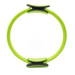 Pilates-Ring Magischer Kreis mit Doppelgriff für Yoga | Fitnessring Innenschenkeltrainer für Damen und Herren | Widerstands-Yoga-Kreis (Grün, Einheitsgröße) von Qianderer