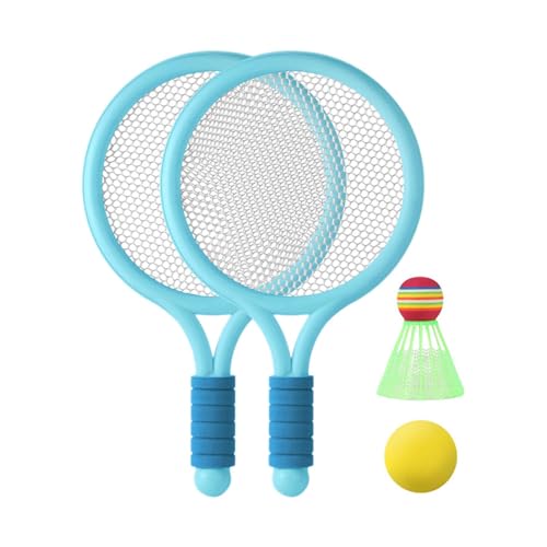 Qianly Badmintonschläger-Set für Kinder mit Federbällen und Tennisbällen, Tennisschläger für Kinder von Qianly