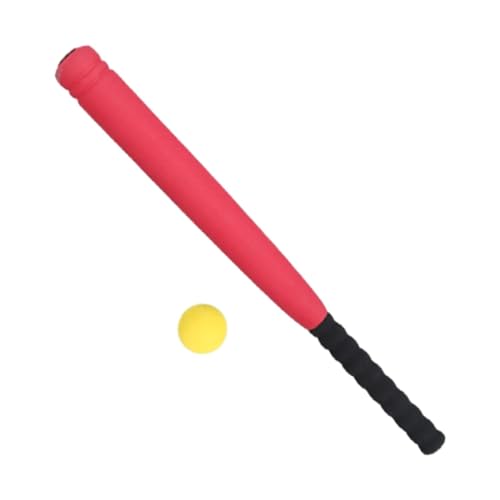 Qianly Baseballschläger Set für Kinder, Praktisches Sportspielzeug, Rot von Qianly