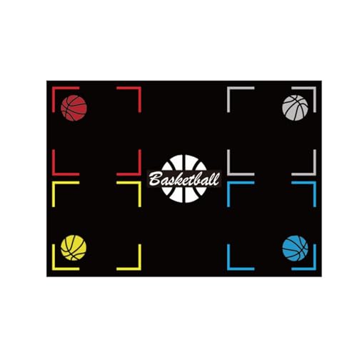 Qianly Basketball Trainingsmatte für Optimales Dribbeln Und Ballkontrolle, 120cmx89cm von Qianly