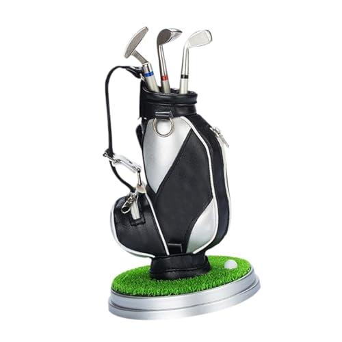 Qianly Golfstifthalter für Golftaschen, Stilvolle Schreibtischdekoration, Silber von Qianly