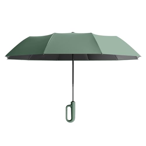 Qianly Leichter Regenschirm mit Innovativem Design, Ideal für Outdoor Abenteuer, Grün 106cmx71cm von Qianly