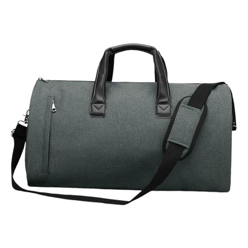 Qianly Reisetasche, Sporttasche, Sporttasche mit verstellbarem Riemen, Gepäcktasche, Dunkelgrau von Qianly