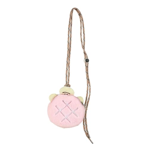 Qianly Schildkröte Geldbörse Geldtasche Portemonnaie Kleingeldbeutel für Shopping Dating Urlaub, rosa 10cmx12cm von Qianly