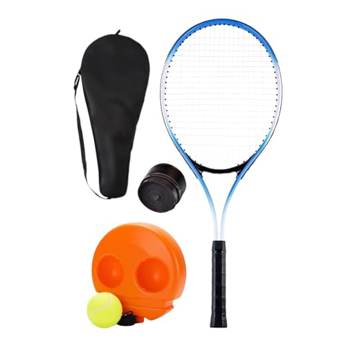 Qianly Solo-Tennistrainer, Tennis-Trainingsgerät, Garten-Tennis-Rebounder-Set, Selbstübung, Solo-Tennis-Trainingshilfe, und Männer, Zufällige Farbe, 5 Stück von Qianly