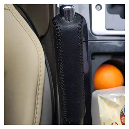 Handbremshebel HüLle,Handbremsgriff Auto Handbremsbezüge Kasten fit verwendung für MAZDA CX-5 2013-2014 Mazda 3 Axela 2014-2017 Auto Lederabdeckung ( Color : Black ) von QiaoJun