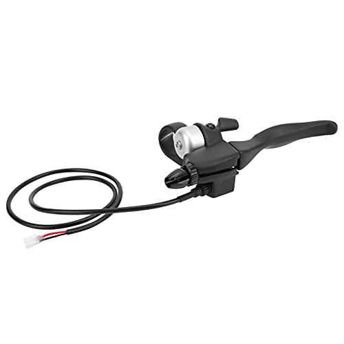 Qiilu Bremsgriff für Elektroroller, Aluminiumlegierung, 21,6 cm (8,5 Zoll), Elektro-Scooter-Bremsgriff, Scooter-Lenker, Bremslevel-Ersatz mit Klingel von Qiilu