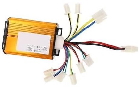 Qklyxr 1000W Brushed Controller Aluminiumlegierung Nut Leiterplatten Elektroroller Fahrrad Dreirad Effiziente Wärmeableitung Elektroroller-Controller von Qklyxr
