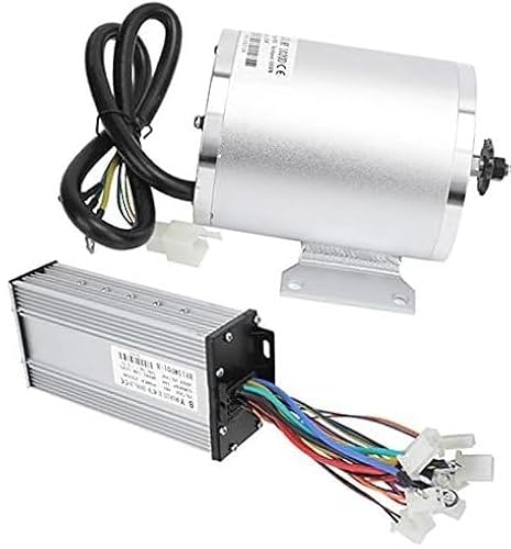 Qklyxr 2000-W-Elektromotor-Kit, bürstenloser 48-V-Hochgeschwindigkeitsmotor mit Controller for das elektrische DIY-Motorsystem eines Rollers Elektroroller-Controller von Qklyxr