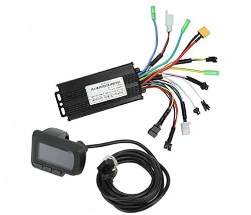 Qklyxr 26A 3-Modus-Controller mit EN06-LCD-Anzeige, Controller-Panel-Kit for Elektrofahrräder aus Aluminiumlegierung Elektroroller-Controller von Qklyxr