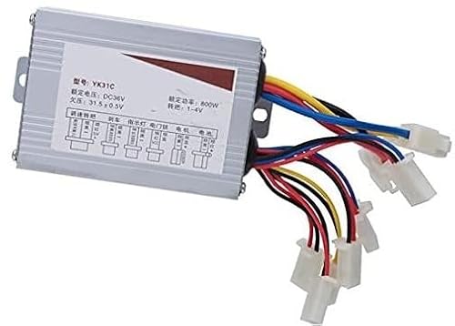 Qklyxr 800-W-Bürstenmotor-Controller for Elektroroller, YK31C 36-V-Bürstenmotor-Controller for Elektro-Dreirad-Scooter Elektroroller-Controller von Qklyxr