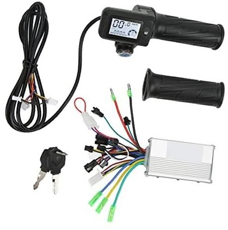 Qklyxr Bürstenloser Controller-Kit for Elektrofahrräder, 36 V, 48, 350 W, Motorcontroller for Roller mit 805 LCD-Panel Elektroroller-Controller von Qklyxr