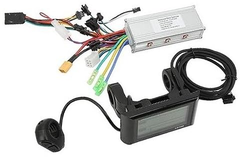 Qklyxr Bürstenloses Controller-Kit mit LCD-Display, 500-W-Controller for Elektroroller, for 22,5-mm-Lenker Elektroroller-Controller von Qklyxr