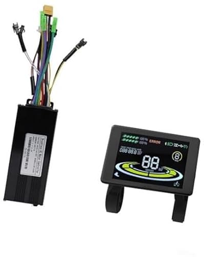 Qklyxr Elektrischer Controller 30A Sinuswelle Bürstenloser 3 Modi Mit H-100 LCD-Display Einstellbare Parameter Leiser Betrieb Kabeln Elektroroller-Controller von Qklyxr