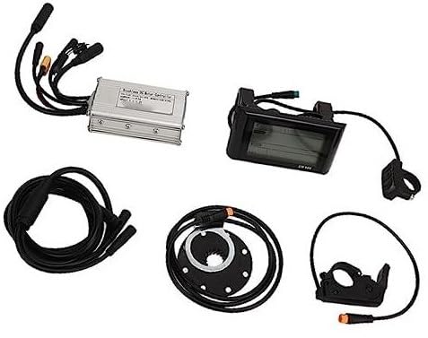 Qklyxr Nachrüstsatz for Controller for Elektrofahrräder, 17 A 3-Modus-Sinuswellen-Controller SW900 Panel-Trigger-Shifter-Set, for die Modifikation von Elektrorollern Elektroroller-Controller von Qklyxr
