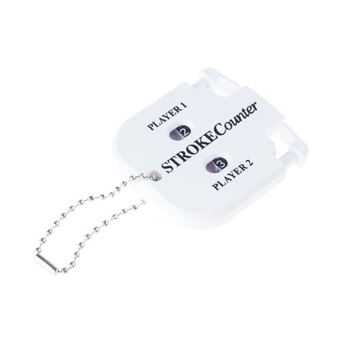 Qsvbeeqj 2 Player Golfs Strokes Counter Score Anzeigen Mit Schlüsselanschlüssen Striche Clickers Golfer Scorekeeper Golfschüsse von Qsvbeeqj