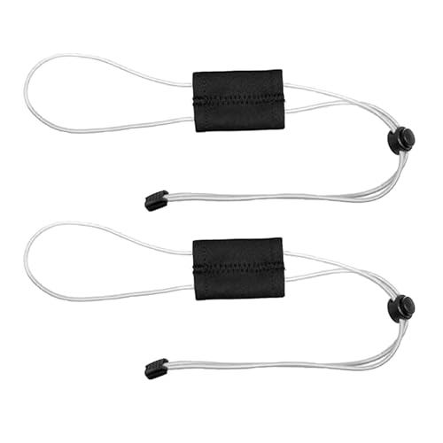 Qsvbeeqj 2 elastische Bungee-Gurte passen sicher bis zu 45,7 cm (18 Zoll) Bildschirm, verstellbarer, flexibler Bungee-Gurt für Reisen, Angeln, Graph Cover Strap von Qsvbeeqj