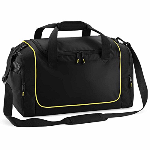 Quadra Sporttasche in Kompaktgröße für Umkleidespinde QS77 Black/Yellow von Quadra