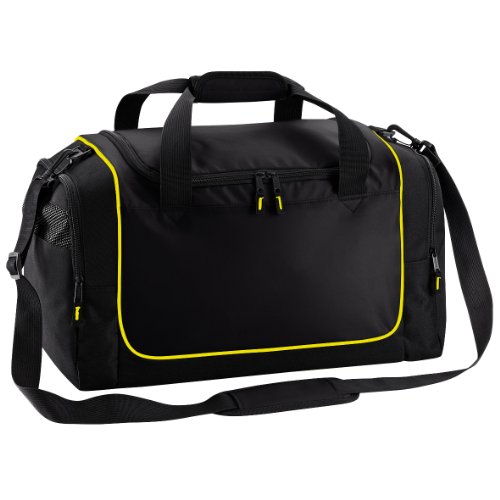 Quadra Teamwear Locker Sporttasche, 30 l Einheitsgröße,Schwarz/Gelb von Quadra