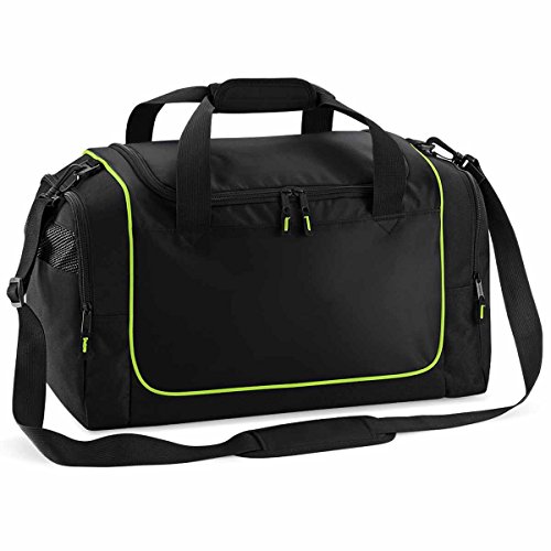 Quadra Teamwear Locker Tasche Black/Lime Green, 47 x 30 x 27 cm Black/Lime Green von Quadra