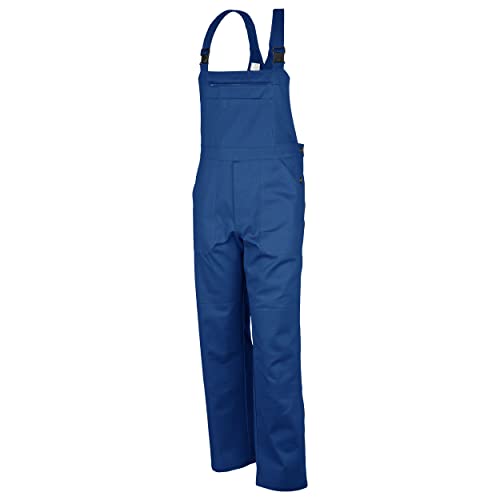 Qualitex Latzhose-Basic 100% CO 240 G/M² Farbe Kornblau Größe 44 von QUALITEX HIGH QUALITY WORKWEAR