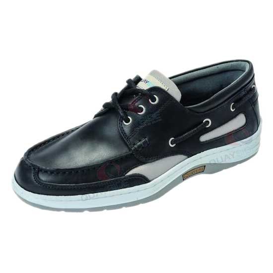 Quayside Sydney Boat Shoes Schwarz EU 38 Mann von Quayside