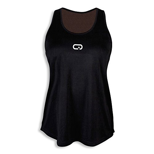 Qube Damen Gym Trainingsweste M Schwarz von Qube