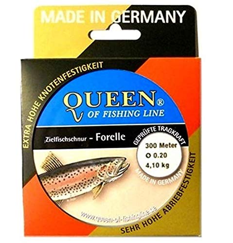 Queen of Fishing Line Zielfisch-Schnur Forelle 0,20mm 4,1kg 300m von Queen of Fishing Line
