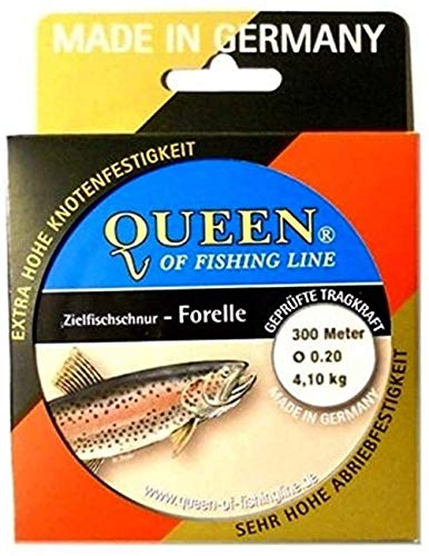 Queen of Fishing Line Zielfisch-Schnur Forelle 0,22mm 5,2kg 300m von Queen of Fishing Line