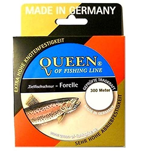 Queen of Fishing Line Zielfisch-Schnur Forelle 0,25mm 6,0kg 300m von Queen of Fishing Line