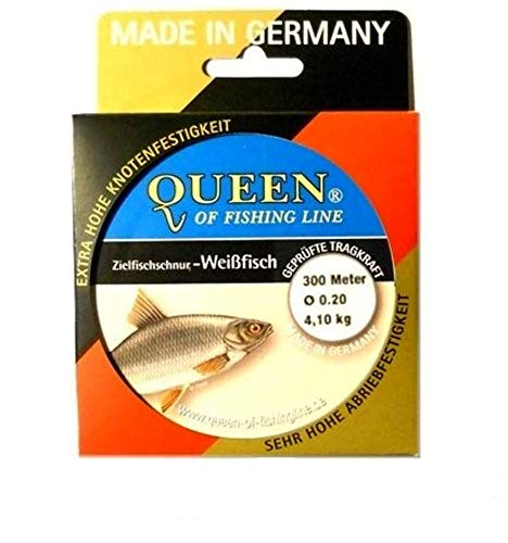Queen of Fishing Line Zielfisch-Schnur Weißfisch 0,20mm 4,1kg 300m von Queen of Fishing Line