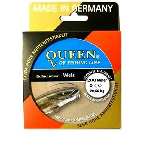 Queen of Fishing Line Zielfisch-Schnur Wels 0,60mm 29,5kg 200m von Queen of Fishing Line