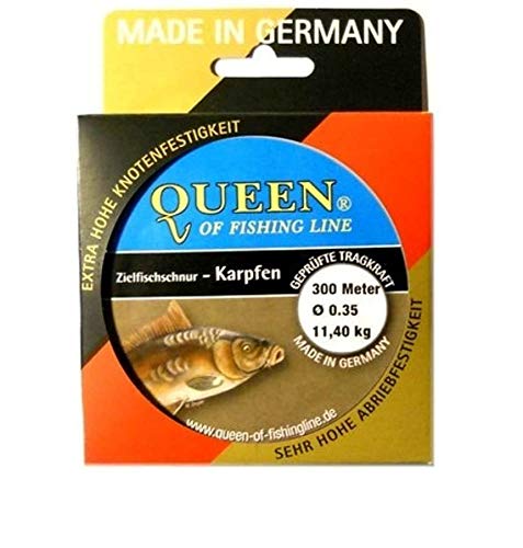 Queen of Fishing Line Zielfisch-Schnur Karpfen 0,35mm 11,4kg 300m von Queen of Fishing Line