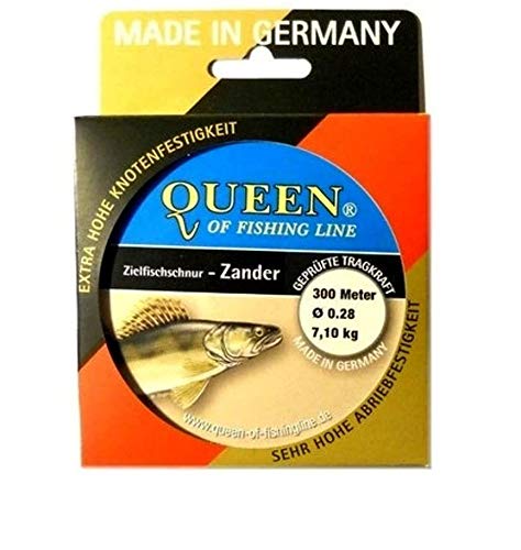 Zielfisch-Schnur Queen of Fishing Line / Zander 0,28mm 7,1kg 300m von Queen of Fishing Line