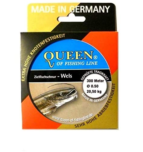 Zielfisch-Schnur Wels 0,50mm 20,5kg 300m Queen of Fishing Line von Queen of Fishing Line