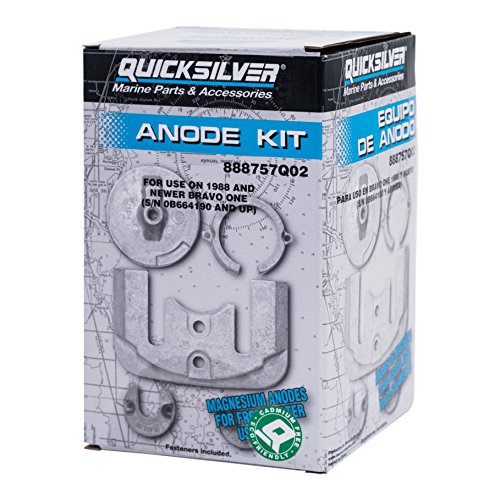 Quicksilver Original MerCruiser Magnesium Anodensatz Bravo 1 von Quicksilver